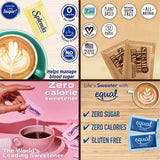 Sugar Packets for Coffee - 550-Pack: Splenda, Sugar in the Raw, Equal, Sweet'n Low, Cane Sugar & Wooden Coffee Stirrers