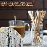 Assorted Sugar Packets for Coffee Variety Pack - 550 Count, Wooden Stirrers